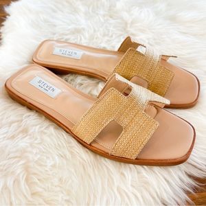 Steven by Steve Madden • NWB! Women’s Hadyn Raffia Summer Sandals Size 8.5